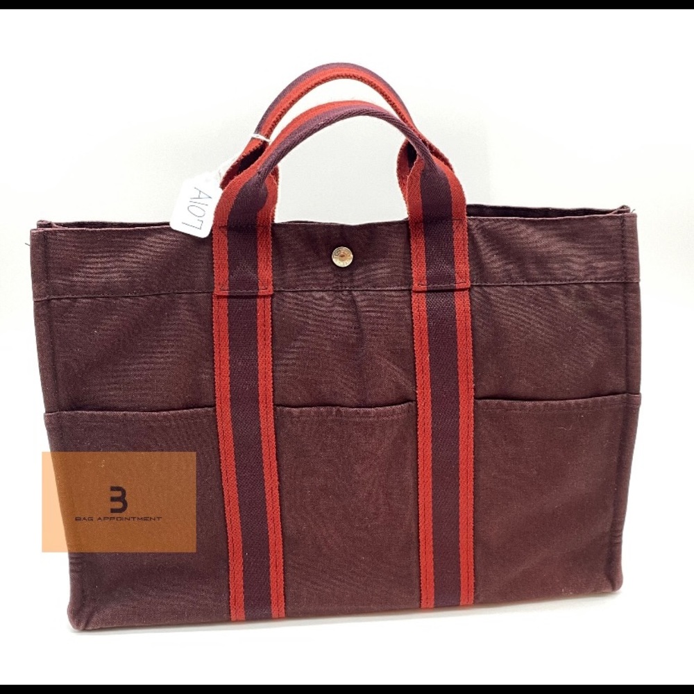 Hermes Fourre Tout Red Tote MM